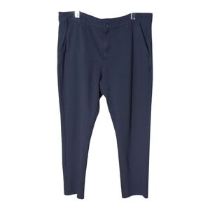 PAIGE Stafford Trouser Deep Anchor Blue Athleisure Size 38‎
